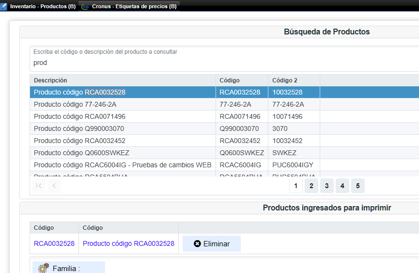 Inventario y WMS